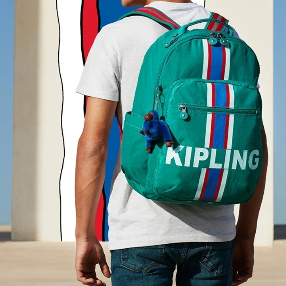 KIPLING SEOUL PINE GREEN BACKPACK 15inch